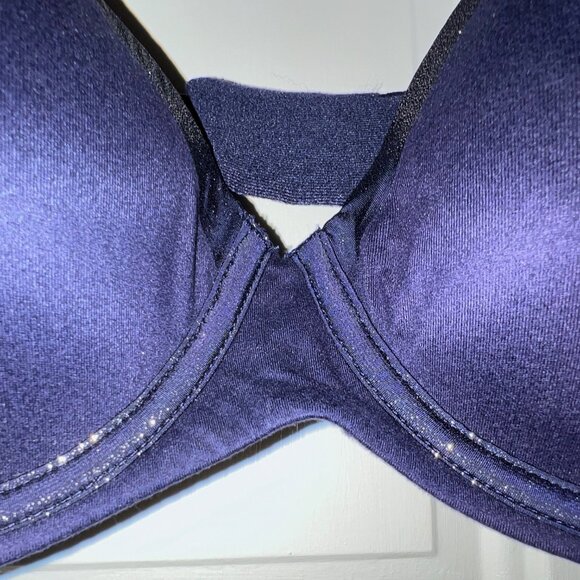 Victoria's Secret Womens Body by Victoria 36C Demi Blue with Sparkles, Black - Picture 4 of 6